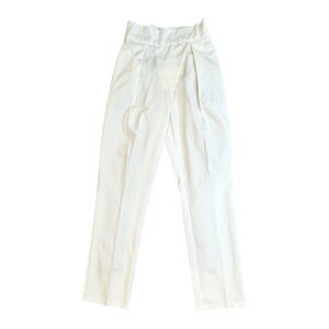 JLUXLABEL White Trousers with Gold Lining